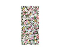 Vinilos para Cristales Hojas De Flor Rosa Vinilo Adhesivo Cristal Translucido Vinilo Ventana Privacidad Anti Sol Lámina Privacidad Ventana Baño Vinilos Adhesivos para Cristales 43x100cm/2 Pcs