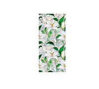 Vinilos para Cristales Hojas De Flores Blancas Vinilo Adhesivo Cristal Translucido Vinilo Ventana Privacidad Anti Sol Lámina Privacidad Ventana Baño Vinilos Adhesivos para Cristales 43x200cm/2 Pcs