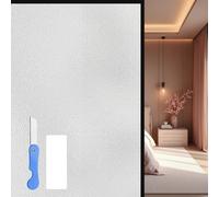 Vinilos para Cristales Opaco 130 x 190 cm Efecto Esmerilado Vinilo Adhesivo Cristal Translúcida Anti UV para Puertas de Baño U Oficina en Casa, Blanco