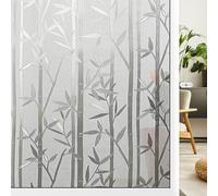 Vinilos para Cristales Opaco 65 x 200 cm Vinilo para Ventanas Película Opaca Esmerilada Anti UV, Calor Fácilmente Decorativos Reutilizar, para Dormitorio Oficinas, Bambú