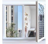 Vinilos para Cristales Opaco 70 x 150 cm Cristal Unidireccional Protector de Privacidad Anti 99% UV y Anti 92% IR Espejo Lámina Privacidad Ventana para Hogar Oficina, Plata