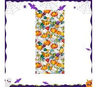 Vinilos para Cristales Plantas Naranjas Blancas Vinilo Adhesivo Cristal Translucido Vinilo Ventana Privacidad Anti Sol Lámina Privacidad Ventana Baño Vinilos Adhesivos para Cristales 43x200cm/2 Pcs