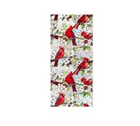 Vinilos para Cristales Rojos Animales Blancas Vinilo Adhesivo Cristal Translucido Vinilo Ventana Privacidad Anti Sol Lámina Privacidad Ventana Baño Vinilos Adhesivos para Cristales 43x100cm/2 Pcs