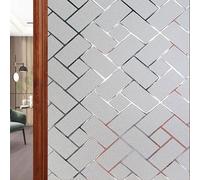 Vinilos para Cristales Vinilo Ventana 65 x 160 cm Privacidad Estática Autoadhesiva Translúcido Vinilo Adhesivo para Cristales Ventanas para Dormitorio Sala Comedor, Rejilla Oblicua