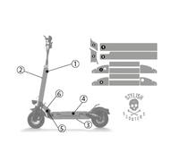 Vinilos para Patinete Eléctrico Modelo Smartgyro (RedDCspeed)