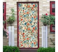 Vinilos Para Puertas 95X215Cm Estilo De La Planta 2 Piezas Calcomanías De Puerta De Arte Extraíbles Decoración Pegatinas Extraíbles Pvc Para Decoración Pared Y Puerta Entrada