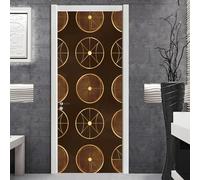 Vinilos Para Puertas 95X215Cm Estilo Moderno 2 Piezas Calcomanías De Puerta De Arte Extraíbles Decoración Pegatinas Extraíbles Pvc Para Decoración Pared Y Puerta Entrada