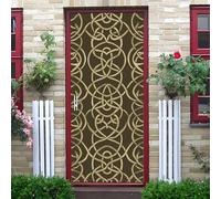 Vinilos Para Puertas 95X215Cm Estilo Nacional 2 Piezas Calcomanías De Puerta De Arte Extraíbles Decoración Pegatinas Extraíbles Pvc Para Decoración Pared Y Puerta Entrada