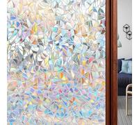 Vinilos para Ventanas 100 x 400 cm Efecto Esmerilado, Anti-UV, Privacidad Vinilo Autoadhesivo Cristal para Dormitorio Sala Comedor, Luna Creciente