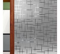 Vinilos para Ventanas 65 x 200 cm Privacidad Estática Autoadhesiva Translúcido Película para Ventana Antirreflectante para Mampara de Ducha Baño, Estrella