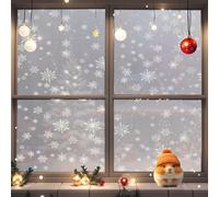 Vinilos para Ventanas 85 x 190 cm, Ventana Fácilmente Decorativo Reutilizar, Adherencia Decorativos, Lámina Privacidad Ventana Decorativo, para Dormitorio Oficinas, Copo de Nieve
