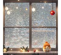 Vinilos para Ventanas 85 x 190 cm, Ventana Fácilmente Decorativo Reutilizar, Adherencia Decorativos, Vinilos para Cristales, Ventana, para Dormitorio Oficinas, Mosaico