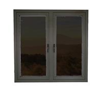 Vinilos para Ventanas Opaco 70 x 1000 cm Anti UV Anti Calor Protege del Sol Película de Ventana Blackout Vinilos para Ventanas para Hogar Oficina Tienda, Negro
