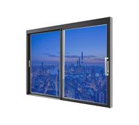 Vinilos para Ventanas Opaco 90 x 900 cm Anti UV Anti Calor Protege del Sol Película de Protección Solar UV para Hogar Oficina Tienda, Azul Oscuro