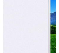 Vinilos para Ventanas Privacidad 70 x 500 cm Translucido Decorativos Anti UV Electrostaticos Vinilo Ventana para Baño para Oficina, Dormitorio, Baño, Blanco Mate