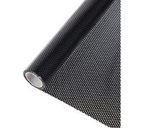 Vinilos Para Ventanas,Vinilo Ventana Película de ventana de malla perforada autoadhesivo negro punteado de una manera de película Privacidad Vidrio pegatinas para la decoración de la oficina en casa