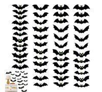 Vinilos Pared Murciélagos Halloween 48 Pegatinas Decorativas Halloween Para