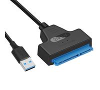 Vinmooog cable sata Adaptador sata a usb 3.0 Adaptador ssd usb Compatible con discos duros externos e internos SSD/HDD de 2,5 pulgadas Compatible con los sistemas operativos Windows, Mac y Linux