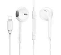 Vinmooog Cascos i Phone Cable,Auriculares para I Phone,con Auriculares de Cable Estereofónico de Alta Fidelidad,Compatibles con iP14/ 14pro/13/13pro/12/se/11/11pro/XS MAX/XR (Juego de 2 Piezas)