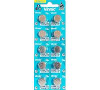 Vinnic 10 X LR44 A76 Pilas Alcalinas De Botón AG13 A76 L1154