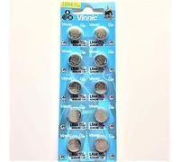 Vinnic 10 X Tamaño LR44 V357 357 AG13 L1154 Alcalino Pila de Reloj