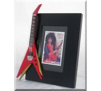 Vinnie Vincent marco de fotos guitarra en miniatura KISS