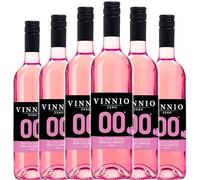 VINNIO - Vino sin alcohol 0,0 Premium Rosado | Caja de 6 botellas x 0,75 cl | SIN Azúcar - SIN Calorías | 0% alcohol con todo el sabor el vino tradicional.