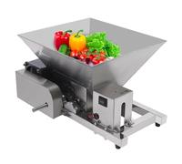 Vinnyooc 220 V 60 W exprimidor de frutas molino de grano acero inoxidable eléctrico portátil molinillo comercial azúcar marrón trituradora de pan 20 kg/h capacidad 4L cable de alimentación de 3,3 pies