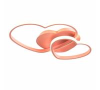 vinnyooc Lámpara de techo LED de 42 W, regulable, en forma de corazón, lámpara de techo con mando a distancia, para habitaciones infantiles, hoteles, restaurantes, dormitorios