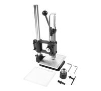 vinnyooc Máquina de prensa manual punzonadora de escritorio pequeña prensa de mano perforadora para manualidades DIY El agujero de tornillo estándar M12 es adecuado para tela de papel de cuero y