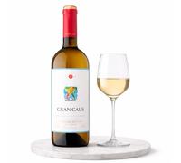 vino blanco Gran Caus Blanco | Coupage Xarel·lo Chenin Blanc Chardonnay | D.O. Penedès | Sin barrica | Fresco y complejo | Expresión mediterránea