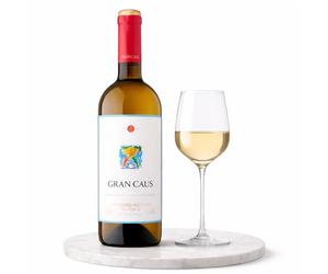vino blanco Gran Caus Blanco | Coupage Xarel·lo Chenin Blanc Chardonnay | D.O. Penedès | Sin barrica | Fresco y complejo | Expresión mediterránea