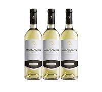 Vino blanco MonteSierra Seleccion de 75 cl - D.O. Somontano - Bodegas Barbadillo (Pack de 3 botellas)