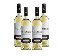 Vino blanco MonteSierra Seleccion de 75 cl - D.O. Somontano - Bodegas Barbadillo (Pack de 4 botellas)