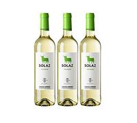Vino blanco Solaz de 75 cl - D.O. Tierras de Castilla - Bodegas Osborne (Pack de 3 botellas)