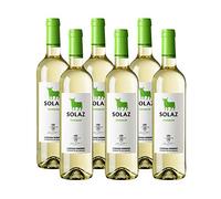 Vino blanco Solaz de 75 cl - D.O. Tierras de Castilla - Bodegas Osborne (Pack de 6 botellas)