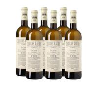 Vino Blanco Terras Gaudas Albariño de 75 cl - D.O. Rias Baixas - Bodegas Terras Gaudas (Pack de 6 botellas)