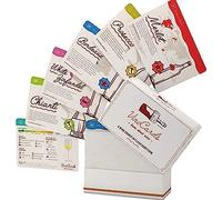 Vino Cards: Juego completo de cata de vinos para principiantes Guía Curso de vino con tarjetas para aprender sobre maridajes de vinos y organizar una fiesta de cata de vino increíble regalo perfecto