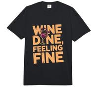 Vino Cena Sentirse Bien - Amante del Vino Comfort Colors Adult Heavyweight T-Shirt