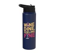 Vino Cenar Sentirse Bien Stainless Steel Insulated Water Bottle
