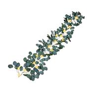 Vino de oliva de hada ligero - Garland árbol brillante de 5,9 pies con 96 LED para vacaciones, boda con función de temporizador, falso impermeable para dormitorio, pared, café, fiesta, porche,
