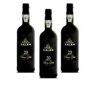 Vino de Oporto Calem 20 años - Vino Fortificado- 3 Botellas