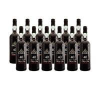 Vino de Oporto Calem 40 años - Vino Fortificado- 12 Botellas