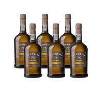 Vino de Oporto Ferreira Branco Seco - Vino Fortificado- 6 Botellas