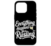 Vino Diciendo Amante Vino Everything Happens For A Riesling Carcasa para iPhone 16 Pro