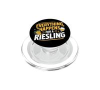 Vino Diciendo Amante Vino Everything Happens For A Riesling PopSockets PopGrip para MagSafe