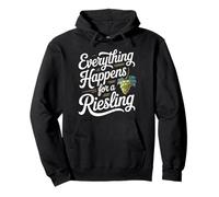 Vino Diciendo Amante Vino Everything Happens For A Riesling Sudadera con Capucha