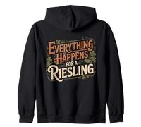 Vino Diciendo Amante Vino Everything Happens For A Riesling Sudadera con Capucha