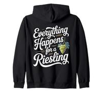 Vino Diciendo Amante Vino Everything Happens For A Riesling Sudadera con Capucha