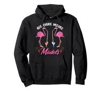 Vino Espumoso Fiesta Beber Flamingo JGA Nunca sin mis Chicas Sudadera con Capucha